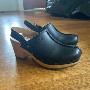 Ugg Lanni Leather Clogs, Brand New!